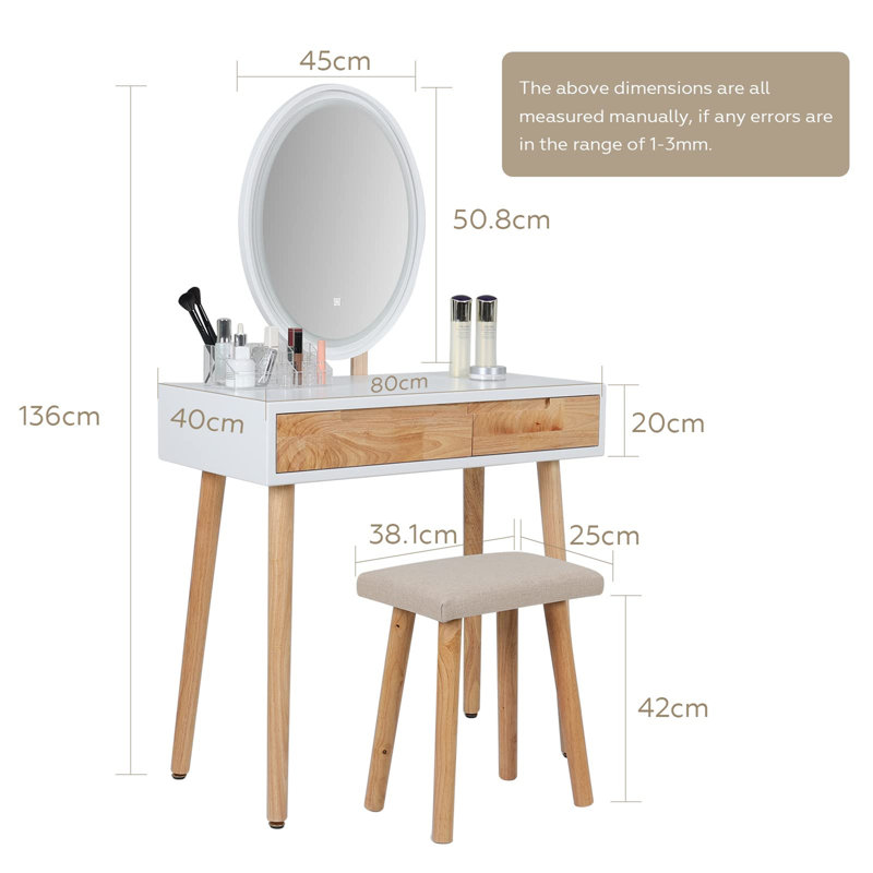 Rachmadewi Dressing Table with Mirror