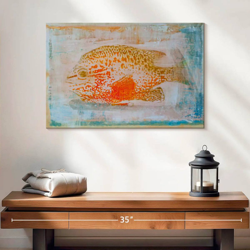 Brampt Orange Sunfish, 16" H x 24" W