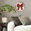 Horloge murale de Noël avec horloge murale 12 po