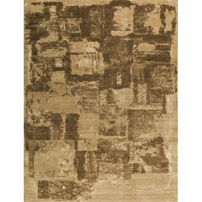 186266 SURINDER WOOL & SILK DENIM BURNT CARAMEL