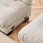 Canapés modulaires | Très grand canapé modulaire en forme de U pour le salon, siège profond avec 2 repose-pieds | Chenille | Brun clair brun clair-632920391