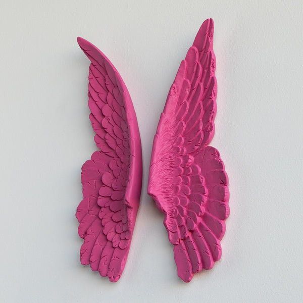 Handmade Wall Decor on Polyresin, Hot Pink
