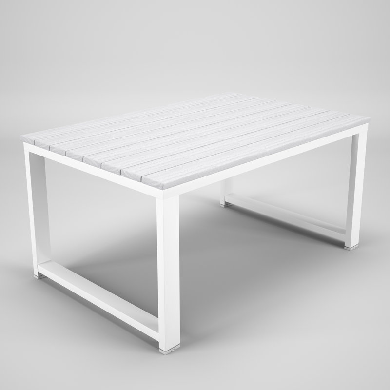 Table basse d'extérieur Townsend, Blanc