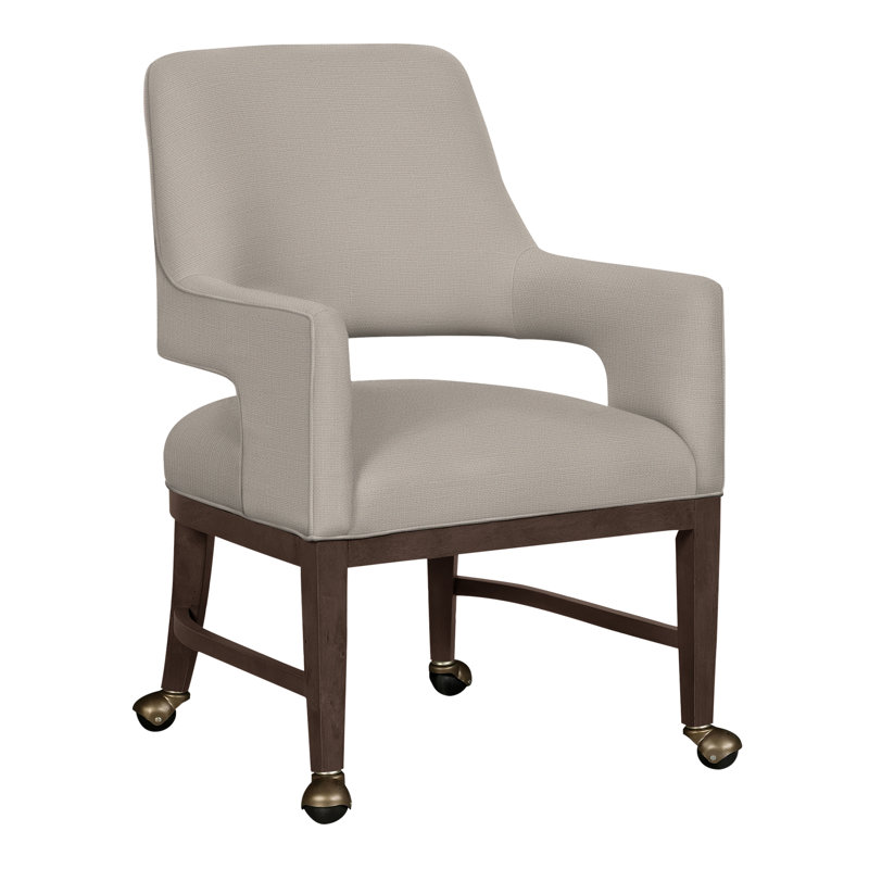 Chaise avec accoudoirs Josie Grande, Noisette, 9800 Carrière