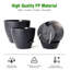 Jardinières en plastique 12/10/9 pouces-1002607513