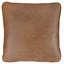 Asoni Faux Leather Reversible Throw Pillow