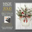 «Christmas Holiday Art», reproduction encadrée Lxxv - bois massif-355220135-355220132
