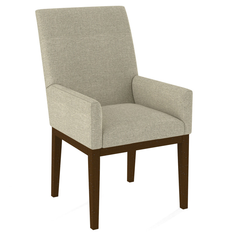 Upholstered Arm Chair, 61687-88, Weathered Gray