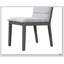 Ensemble de 2 chaises de salle à manger modernes à finition chêne gris et capitonnées-1904752802