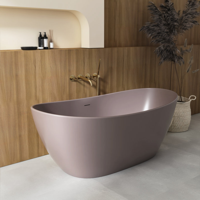 Baignoire autoportante 65 po, Matte Coffee