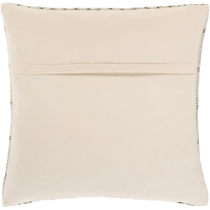 Hemlen Geometric Cotton Blend Reversible Throw Pillow, Polyester/Polyfill