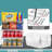 Sorbus 2 Pack Large Open Front Clear Stackable Fridge Storage Bins