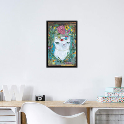 «White Kitty» par Heather Renaux - reproduction d'art