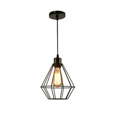 Yair 1 - Light Black Geometric Pendant