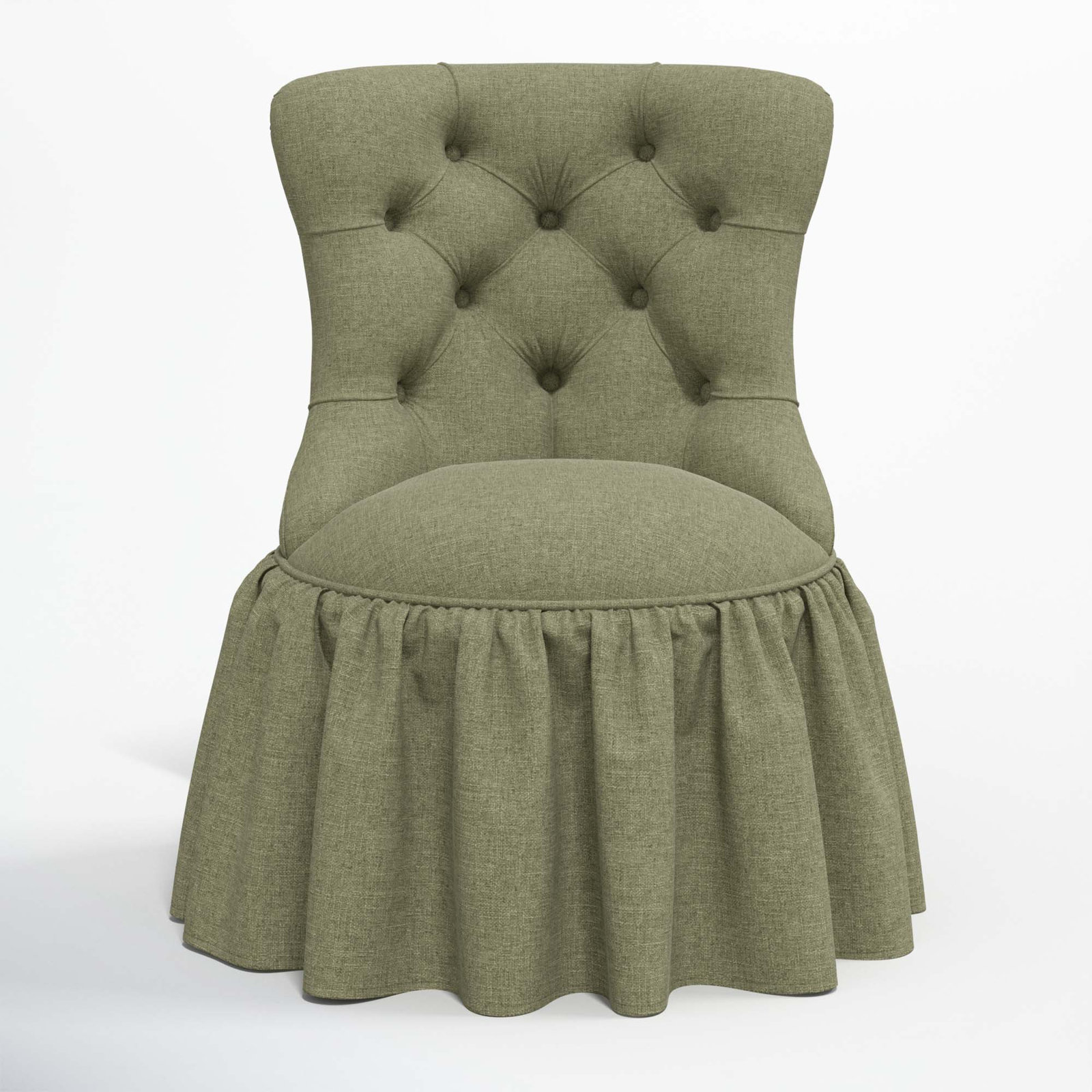 Minnie Side Chair, Zuma Laurel Textured Linen