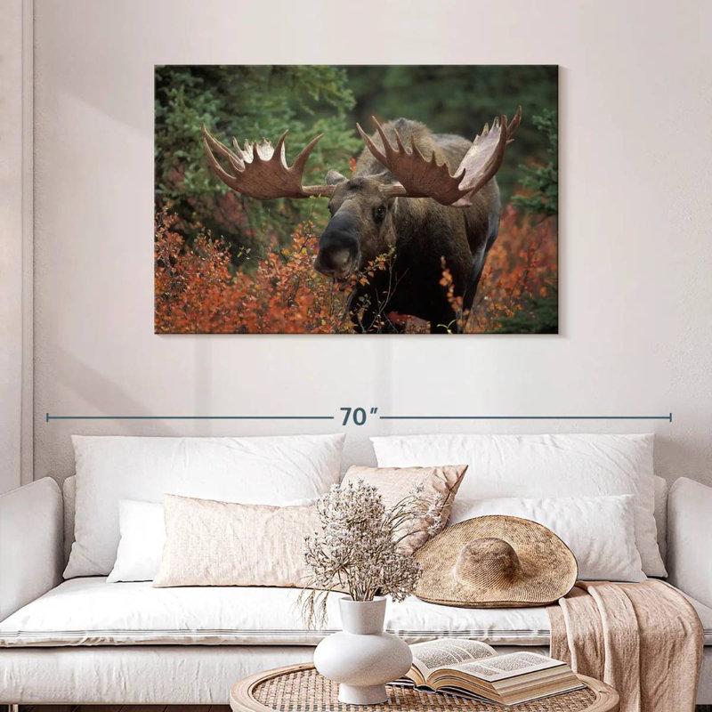 Brampt Moose Forest Meal, 30" H x 45" W
