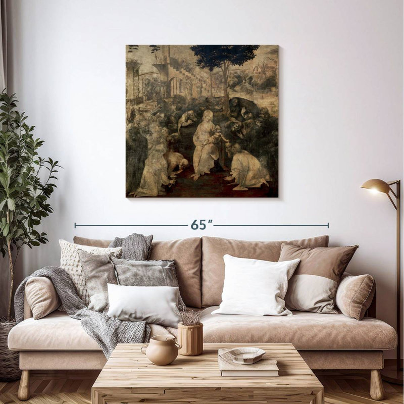 Adella Adoration des mages, H 39 po x l 39 po