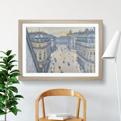 La Rue Halevy by Gustave Caillebotte - Framed Print