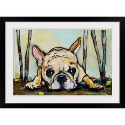«french bouledogue print