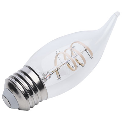 Deena 4W CA11 E26 LED Clear Bulb