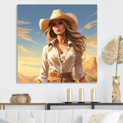 «Cowgirl Wild West Chic Spirit II - Cowgirls», art mural
