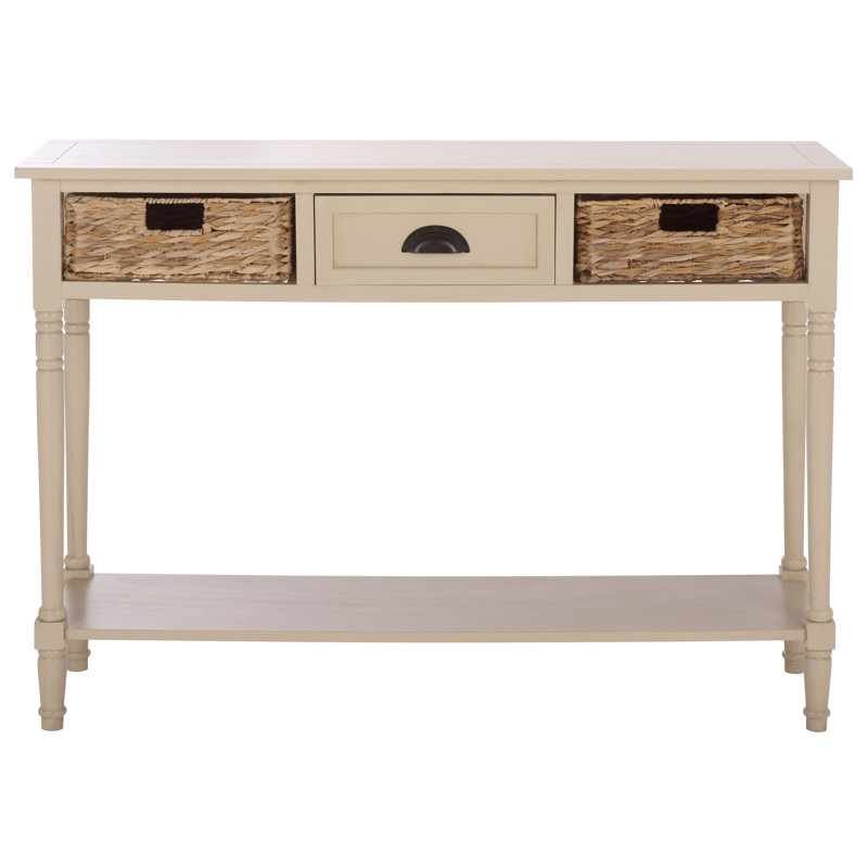 Console en bois massif 44,5 po Painswick, Sable