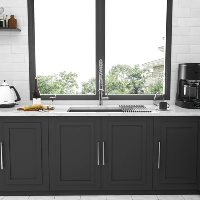 Undermount Kitchen Sink - 32"X19" Stainless Steel 16 Gauge Deep Single Bowl Sinks