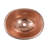 Cameo Hand-Hammered Copper Oval Dual-Mount Bathroom Sink-113449538