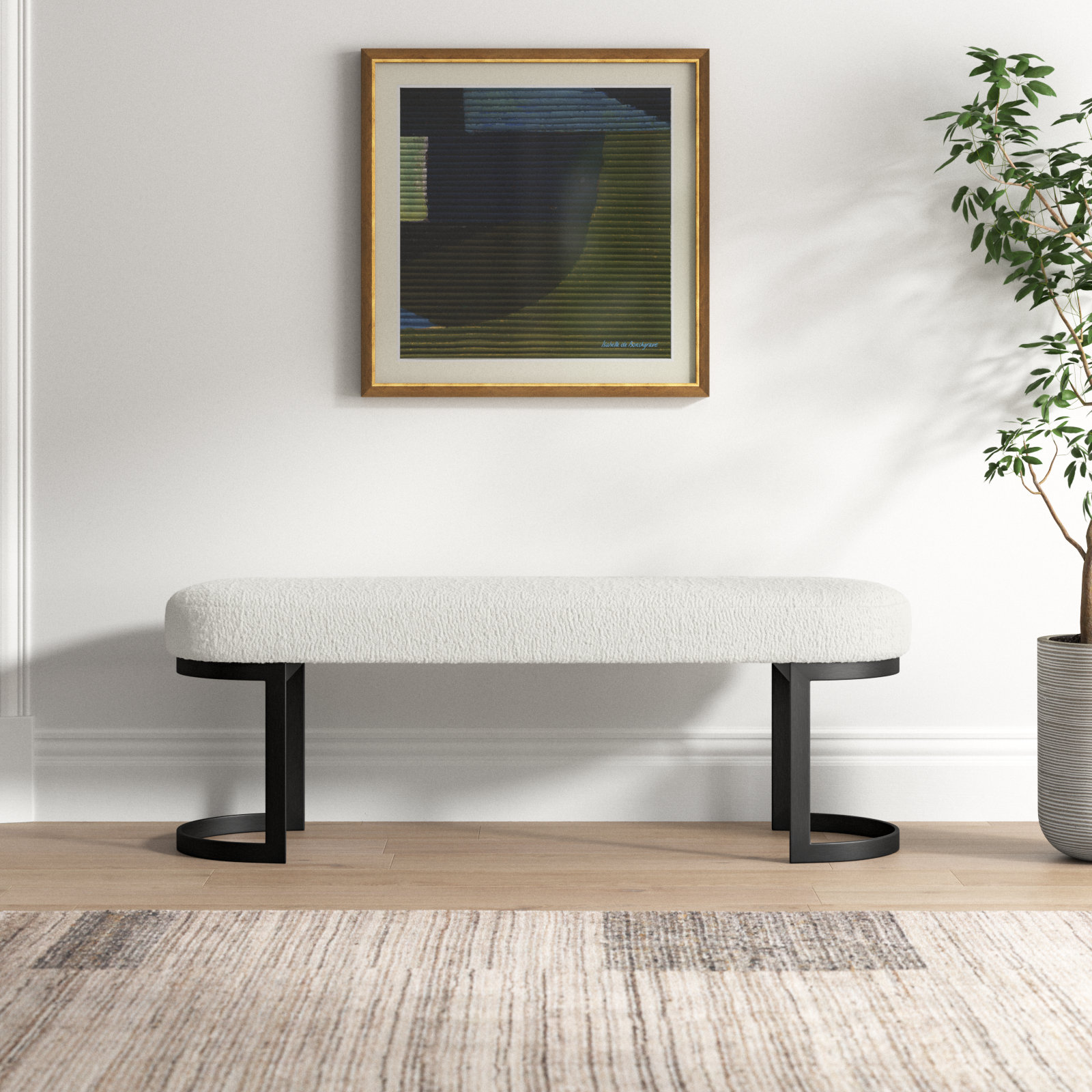April Bench, Black