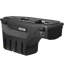 Boîte de rangement pour camion, coffre verrouillable avec cadenas à mot de passe, boîte à outils en ABS de 6,6 gallons / 25 L, imperméable et durable, compatible avec Ford F-150 2015-2021, côté conducteur