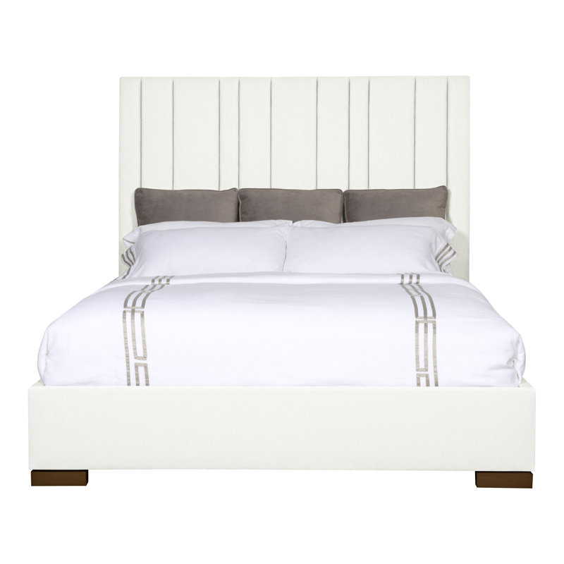 Wyeth Solid Wood Bed, Kempsey Sheepskin, Navajo