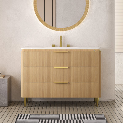 Meuble-lavabo de salle de bain Amara