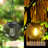 15'' Solar Powered Integrated LED Barrel Lantern-110981876