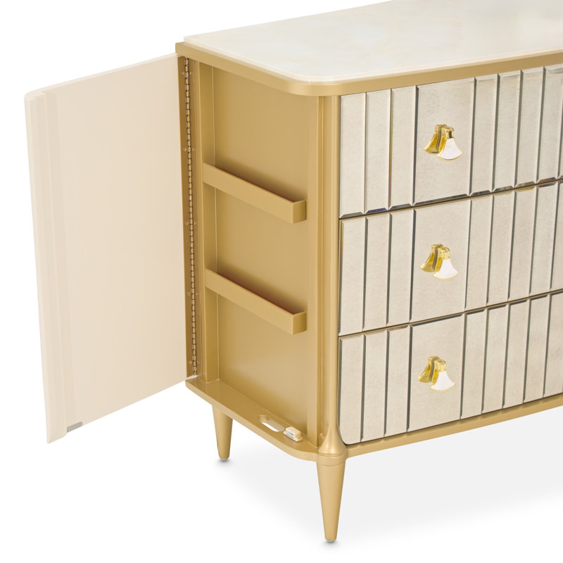 Scotts Square Dresser - Light Champagne