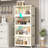 4 Tier Stackable Plastic Storage Boxes with Wheels