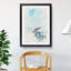 Jumping Dolphin Watercolour - Single Picture Frame Painting on MDF-57078330-57078335