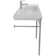 Brayden Studio® Hernandes Glossy White Vitreous China Rectangular Bathroom Sink with Overflow