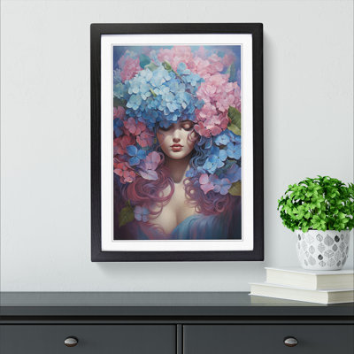 Hydrangea Symbolism - Framed Print
