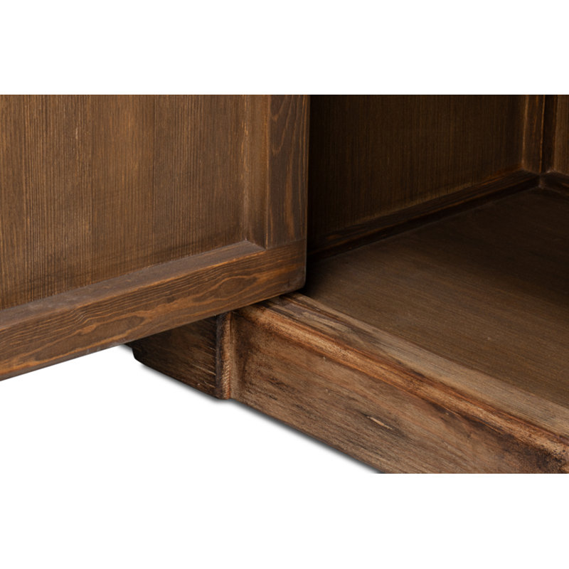 Chenery Solid Wood Sideboard, Brown