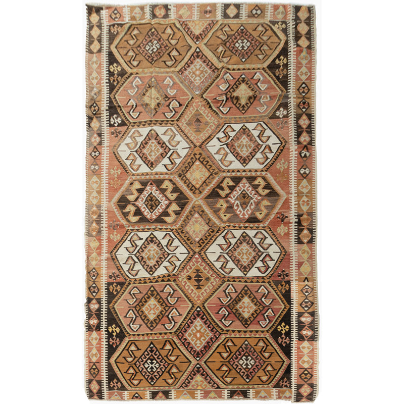 One-of-a-Kind 4'1 X 11'8 Flatweave Area Rug