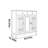 Classic and durable storage shoe cabinet
