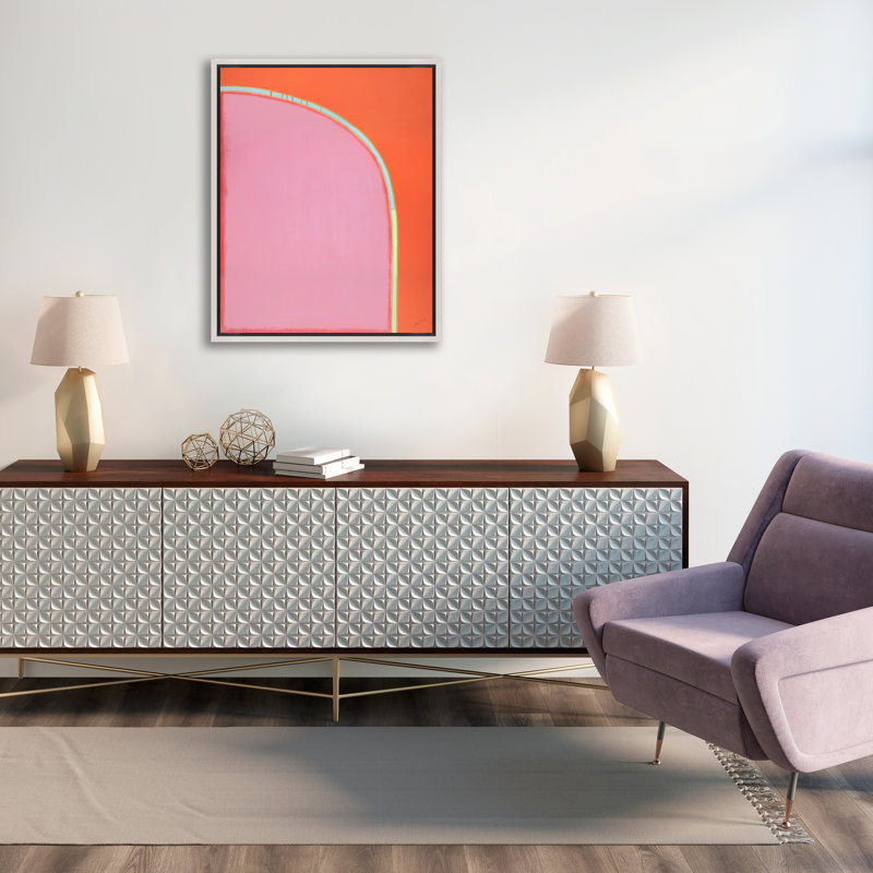 Curve Appeal II, No, Fiber Texture Canvas