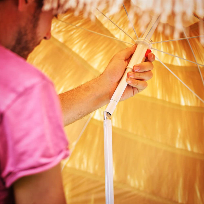160cm Beach Parasol, Beige