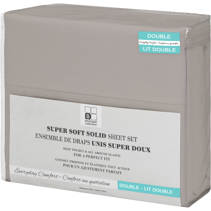 Microfiber Sheet Set, King