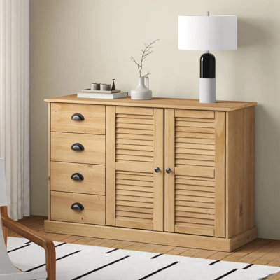 Peoa 113cm Solid Wood Sideboard