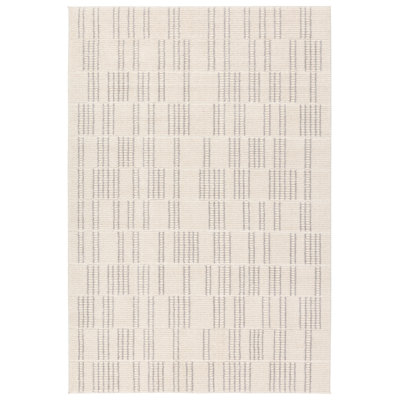 Ebern Designs Assurance Powerloomed Geometric Cream