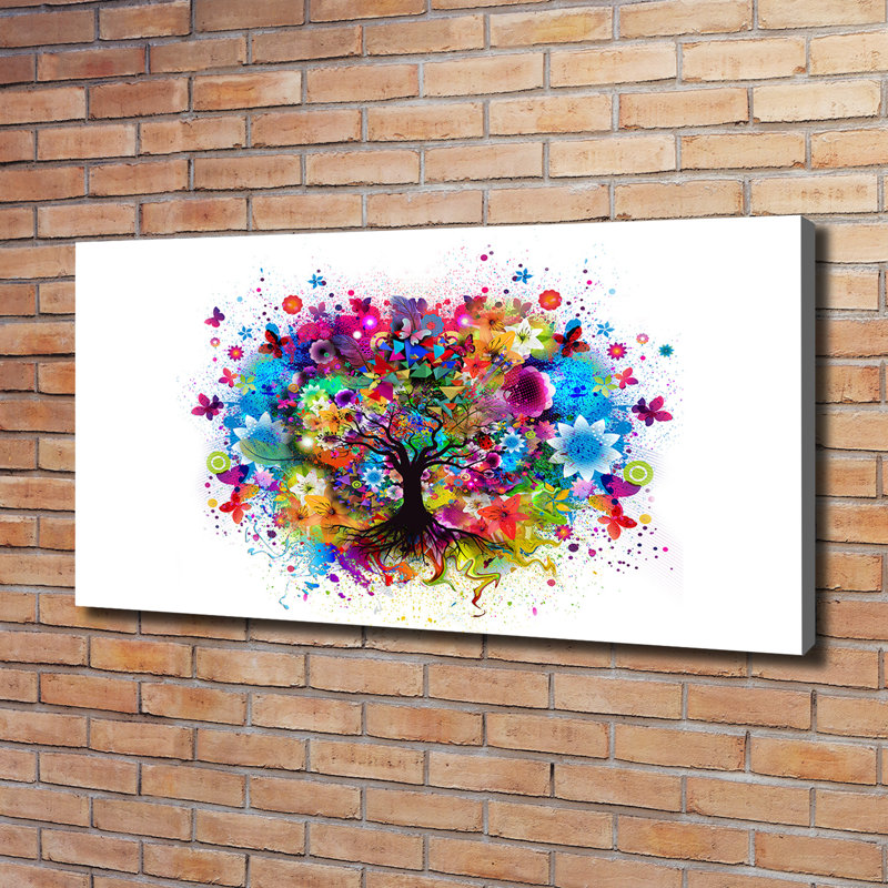 Colorful Tree - Wrapped Canvas Print