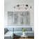Axis Hexagonal Frosted Chandelier