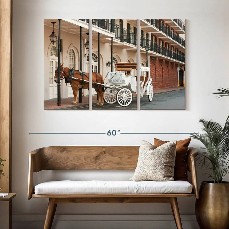 Sebbie Horse And Buggy, 32" H x 50" W