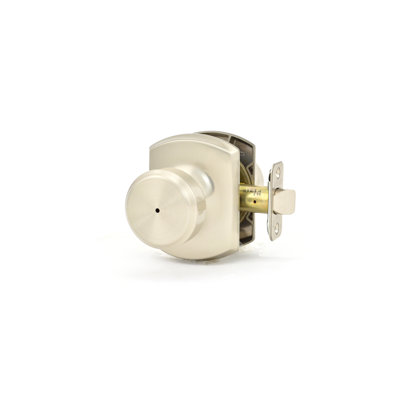 F Series Bowery Privacy Knob set with Greenwich Rosette